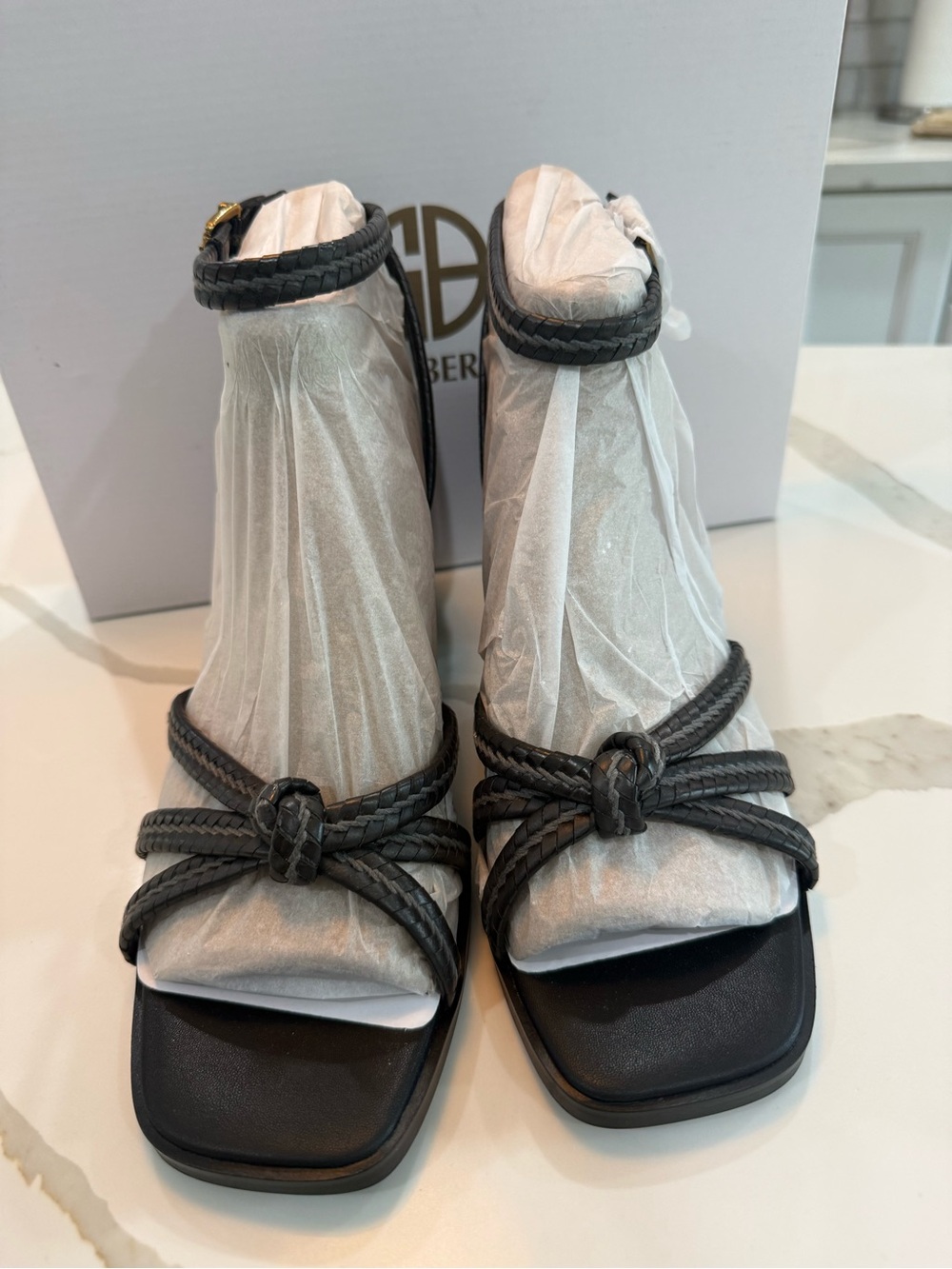 Giani Bernini Black Sandals Sz12M never worn